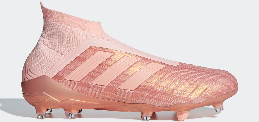 pink predators football boots
